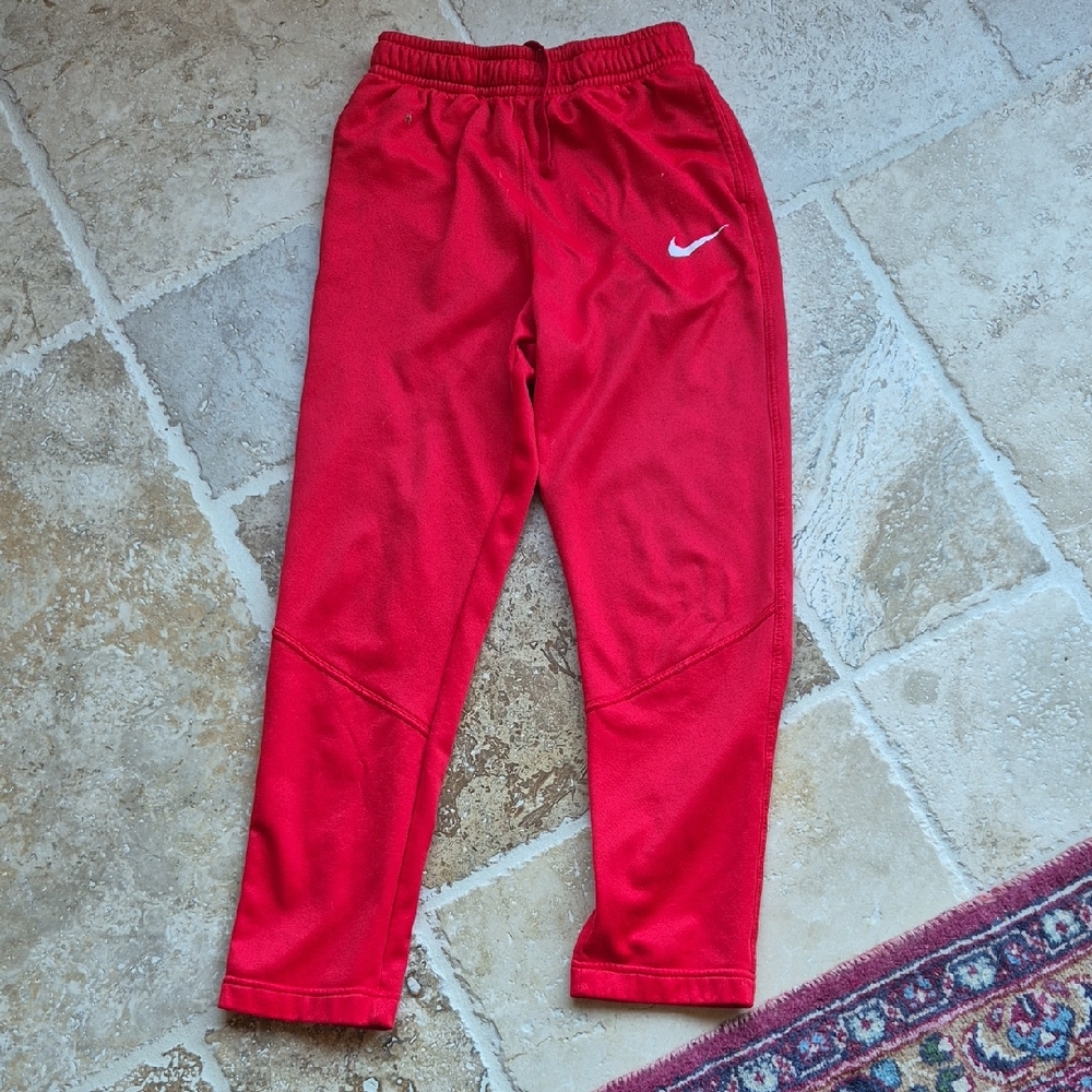 Nike Knit Track Pants, Red, Youth XL